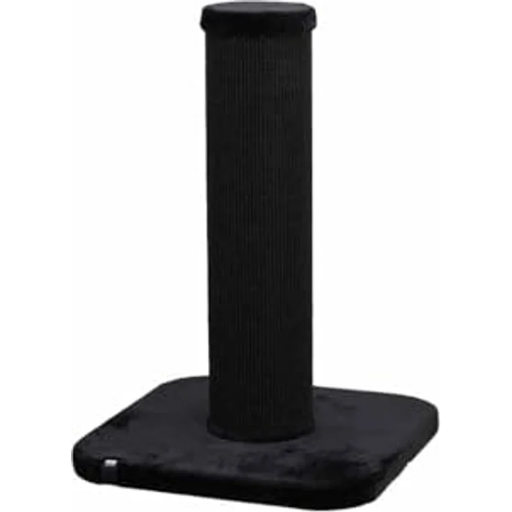 EBI Kratzstamm London, klassisches Modell mit 80 cm Höhe und Sisal-Teppich, Schwarz – Bild 1