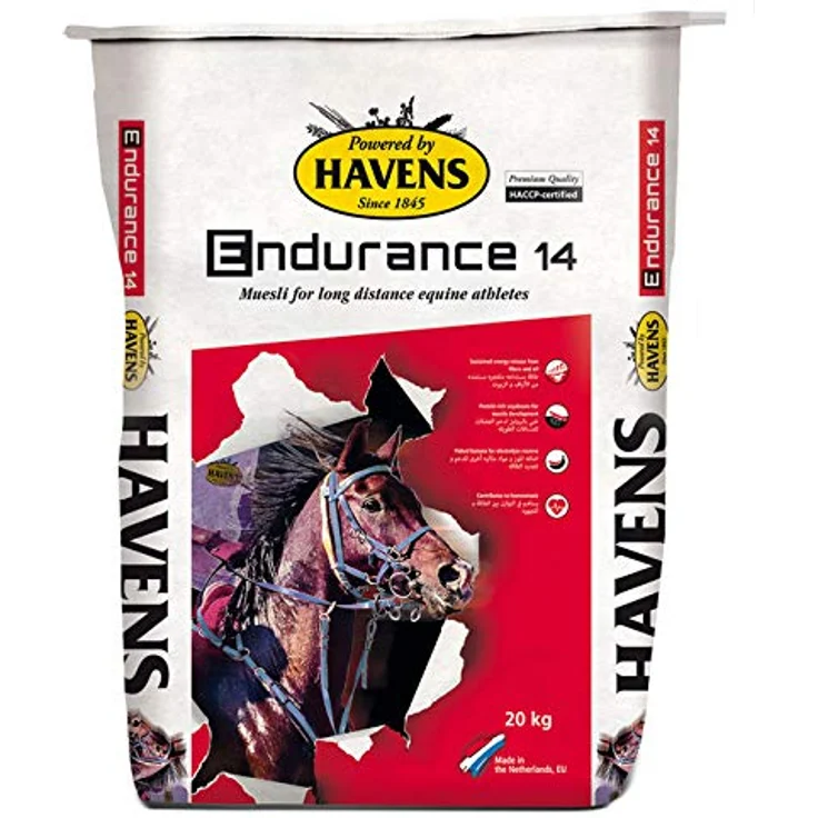 Havens Endurance 14, Premium Power & Protein Müsli für Pferde im Ausdauersport, 20kg – Bild 2