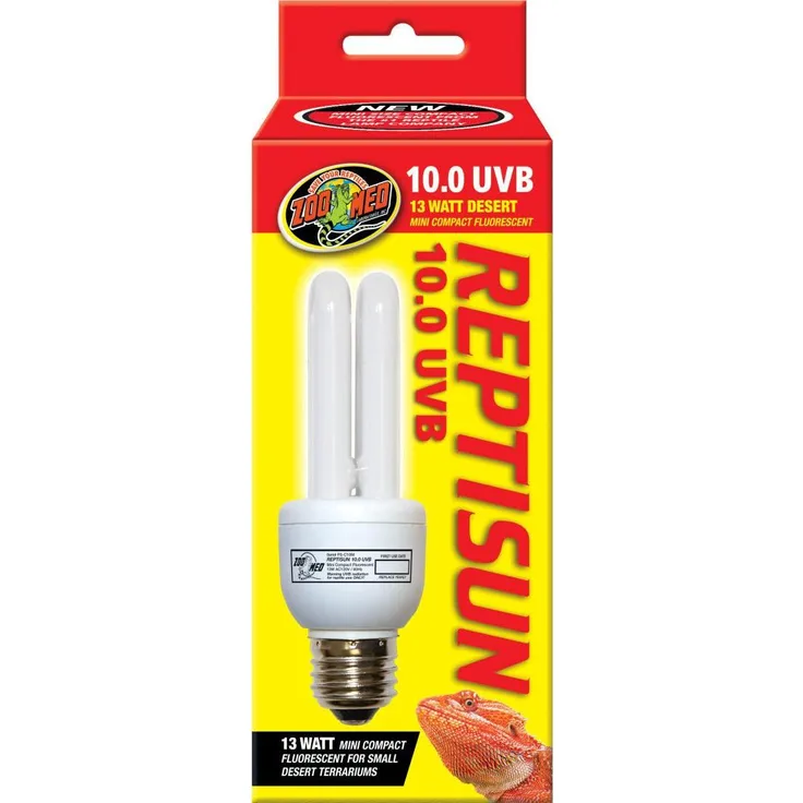 Zoo Med UVB 10.0 FSC10M, Terrariumbeleuchtung mit 10% UVB und 30% UVA, 13 Watt Leistung