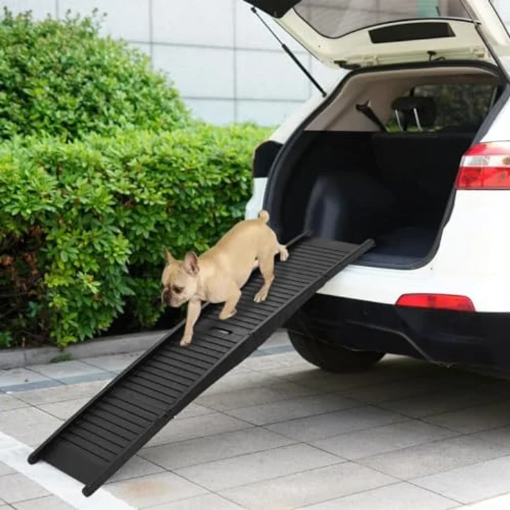 vidaXL Hunderampe, klappbare Rampe für Hunde, Schwarz – Bild 2