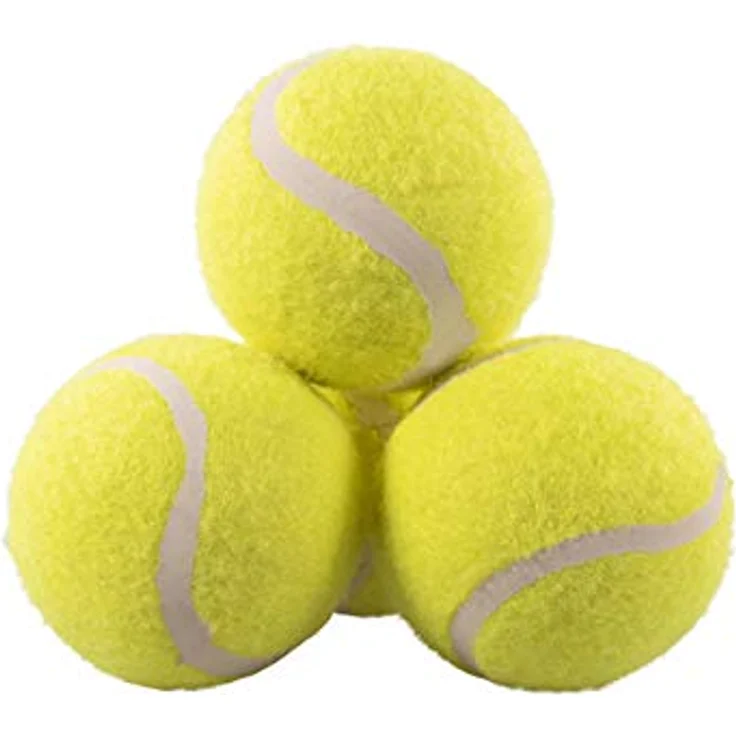 Rosewood Quietschende Tennisbälle für Hunde, 3 Stück, ideal für Wurf- und Apportierspiele mit Quietscher, inklusive praktischem Netzbeutel – Bild 4