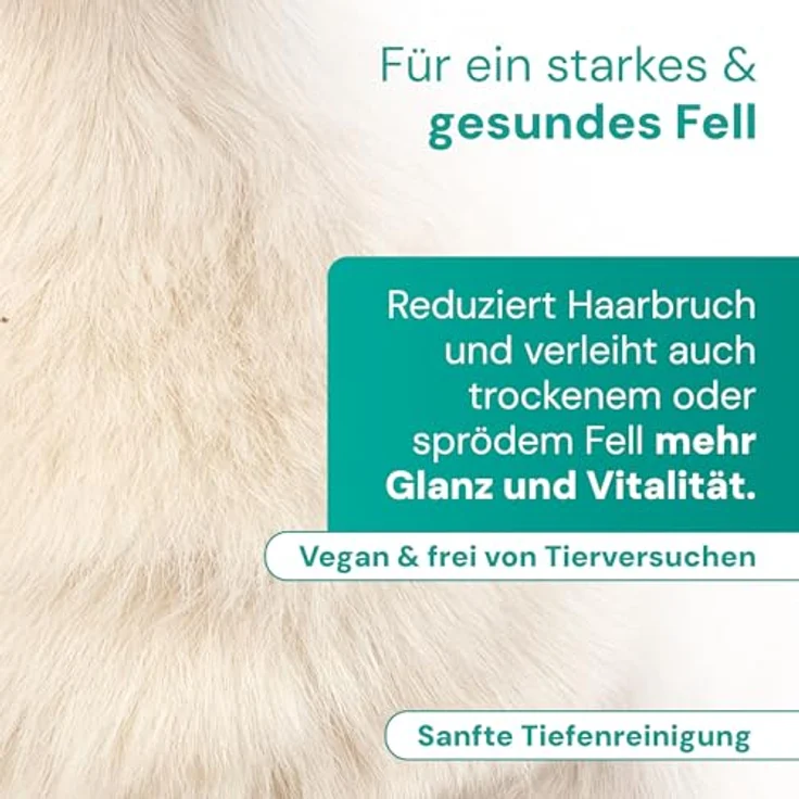 Emmi-pet Hundeshampoo 2in1 Feuchtigkeit Natur 250 ml – pH-neutral, mit Aloe Vera & Kräuterextrakten, pflanzliche Formel für sensible Hunde & Welpen, sanfte Reinigung & Fellpflege – Bild 5