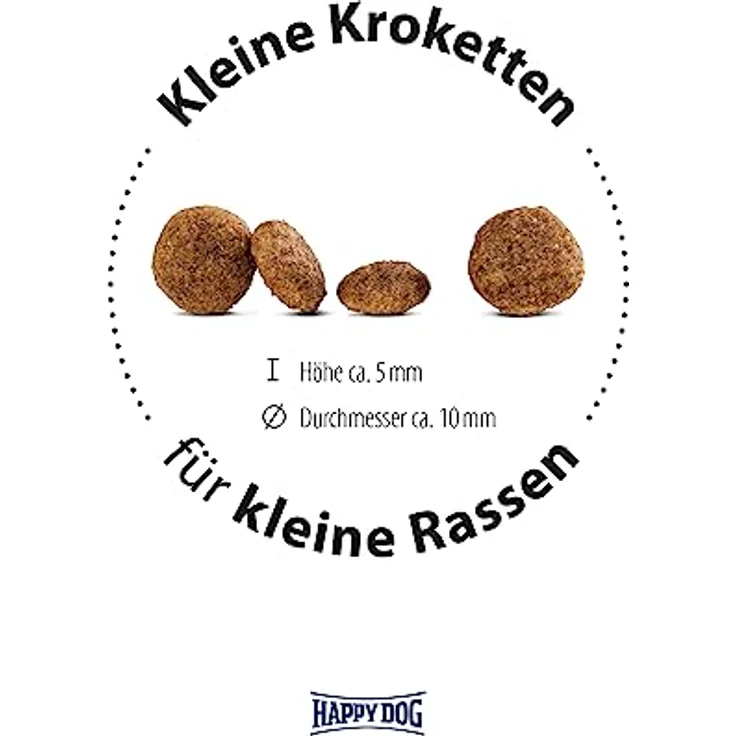 Happy Dog Sensible Trockenfutter Hund Adult Mini Neuseeland, weizenfrei mit Lamm und grünlippiger Neuseeland-Muschel, 800 g – Bild 3