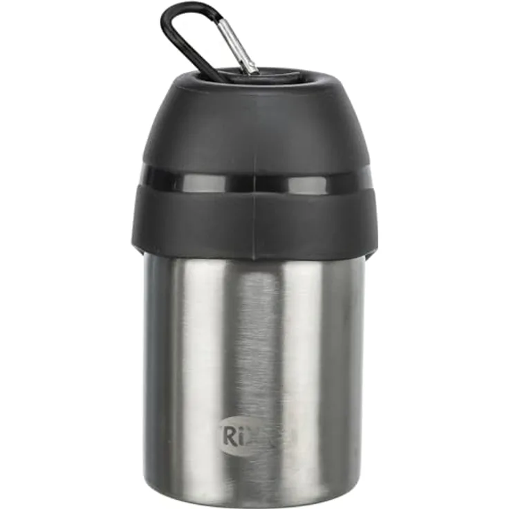 Trixie Flasche mit Trinknapf Edelstahl Kunststoff 300 ml