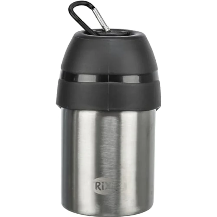 Trixie Flasche mit Trinknapf Edelstahl Kunststoff 300 ml – Bild 1