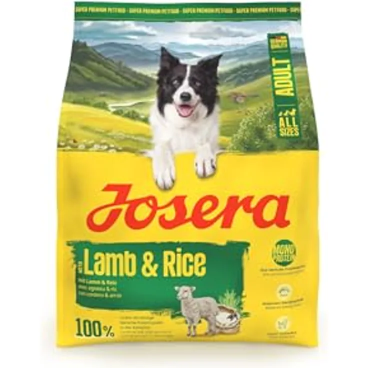 Josera All Sizes Adult Lamb und Rice, Trockenfutter für ausgewachsene Hunde aller Größen und Rassen, 900 g