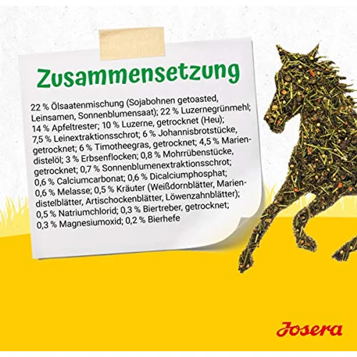 Josera Kraut & Rüben Energie, Pferdefutter (15 kg) | Premium Energiemix, getreidefrei, stärkere reduziert, Muskelaufbau mit Pflanzenproteinen, klimaneutral – Bild 4
