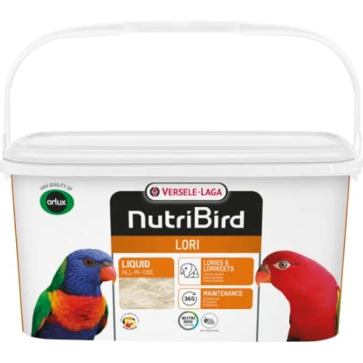 Versele-Laga NutriBird Lori, 3 kg Komplettnahrung für Loris mit hohem Nährwert und optimaler Verdauung