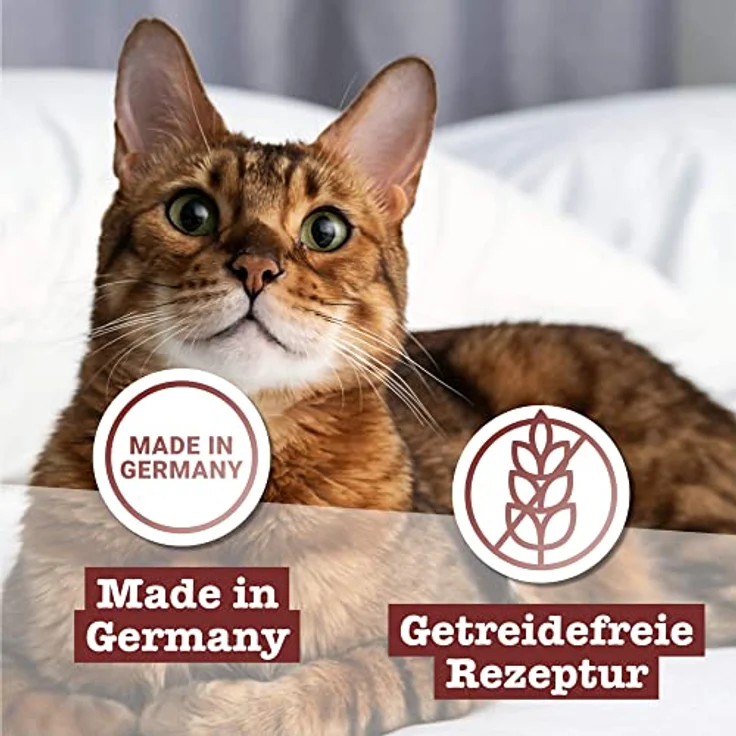 catz finefood N° 3 Geflügel Feinkost Katzenfutter nass, Premium Nassfutter für Katzen ohne Getreide und Zucker, 69% Fleischanteil, 6 x 300g Beutel – Bild 5