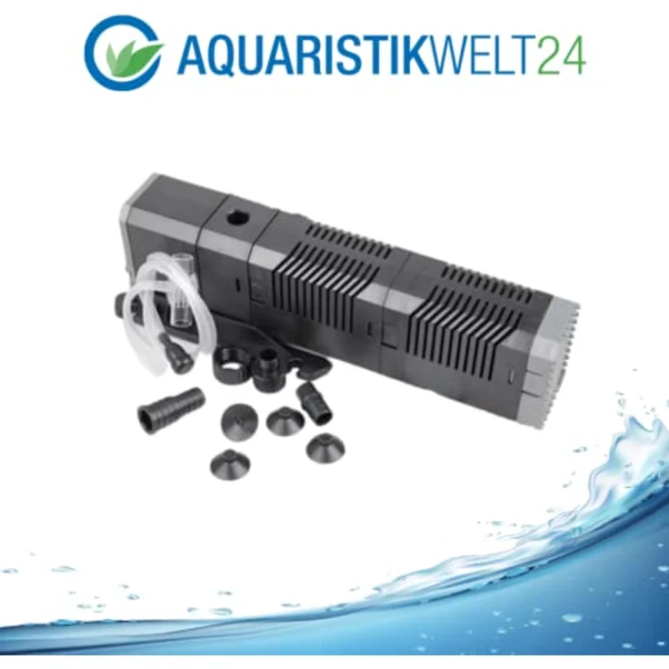 AquaOne CHJ-902, Innenfilter für Aquarien bis 350 Liter, 900 L/h Durchfluss, leiser und energiesparender Aquariumfilter für Süß- und Meerwasser – Bild 4