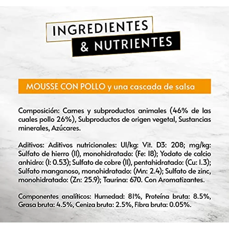 Gourmet Purina Revelations Mousse mit Sauce, Nassfutter für Katzen, Huhn, 6 Packungen mit 4 Pyramiden à 57 g, 24 Stück, 100 % ausgewogen – Bild 5
