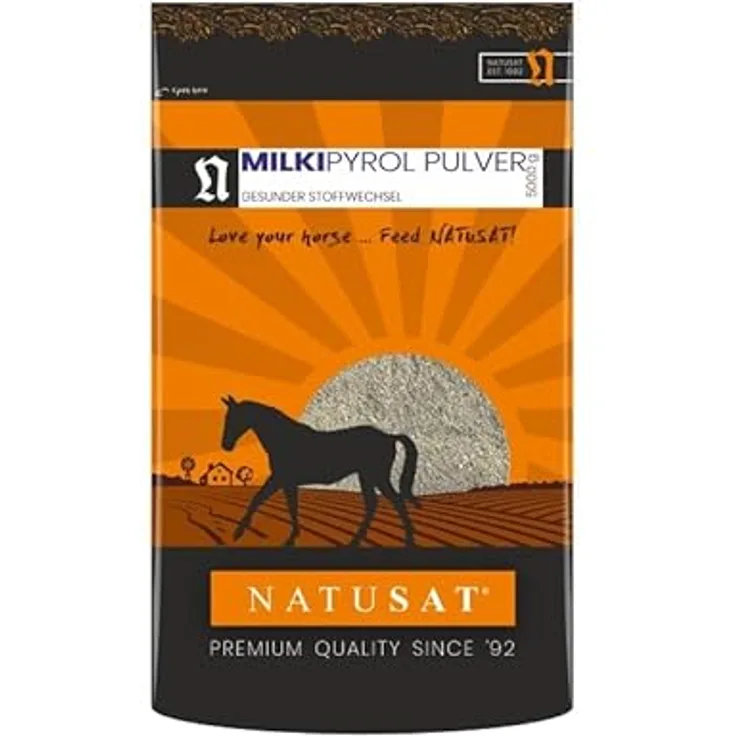 NATUSAT Milki Pyrol Pulver, hochdosierte Kombination aller B-Vitamine mit Mangan und Zink, 5 kg
