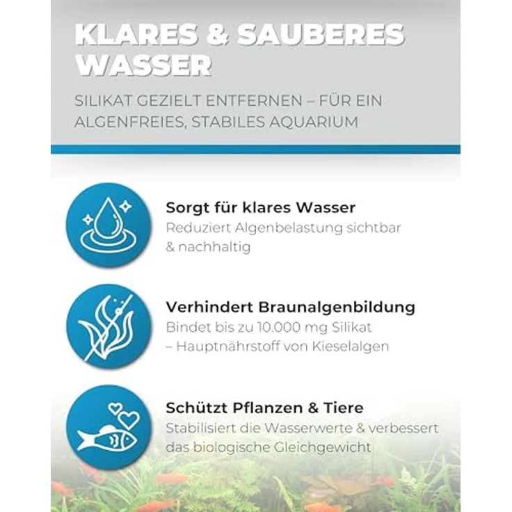 Dupla 80562 Duresin SI, Silikatharz 1 l, regenerierbarer Anionenaustauscher für Wasseraufbereitung – Bild 2
