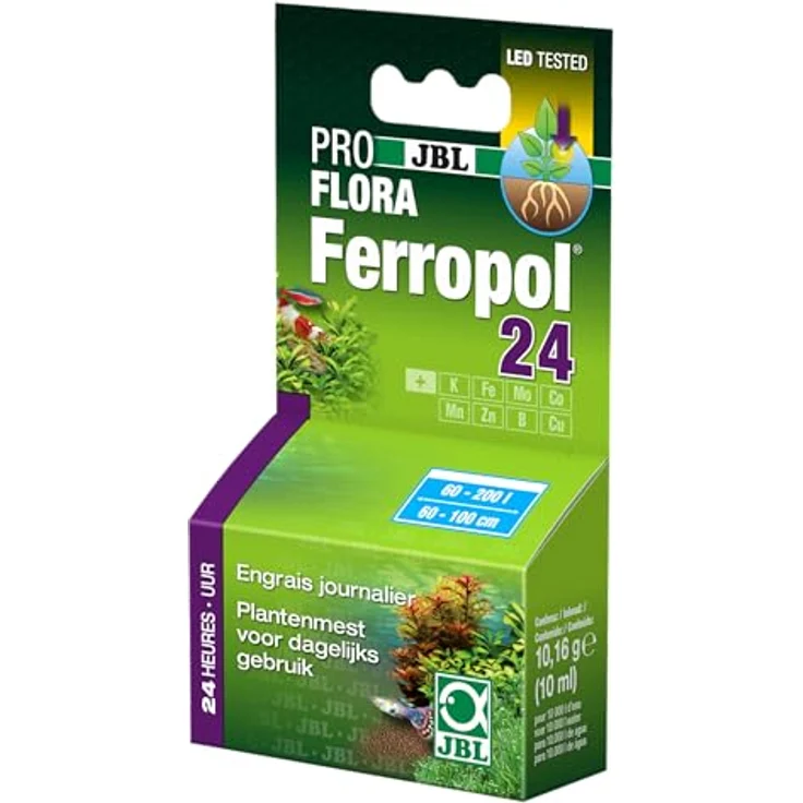JBL PROFLORA Ferropol 24, Tagespflanzendünger für Süßwasser-Aquarien, optimale Versorgung mit Spurenelementen, 500 ml – Bild 2