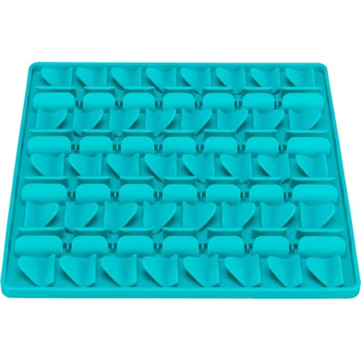TRIXIE Antischlingnapf Lick’n'Snack Matte, rutschfeste Silikonmatte mit Rand zur Auffangung von Flüssigkeiten, 30 cm, spülmaschinengeeignet – Bild 2