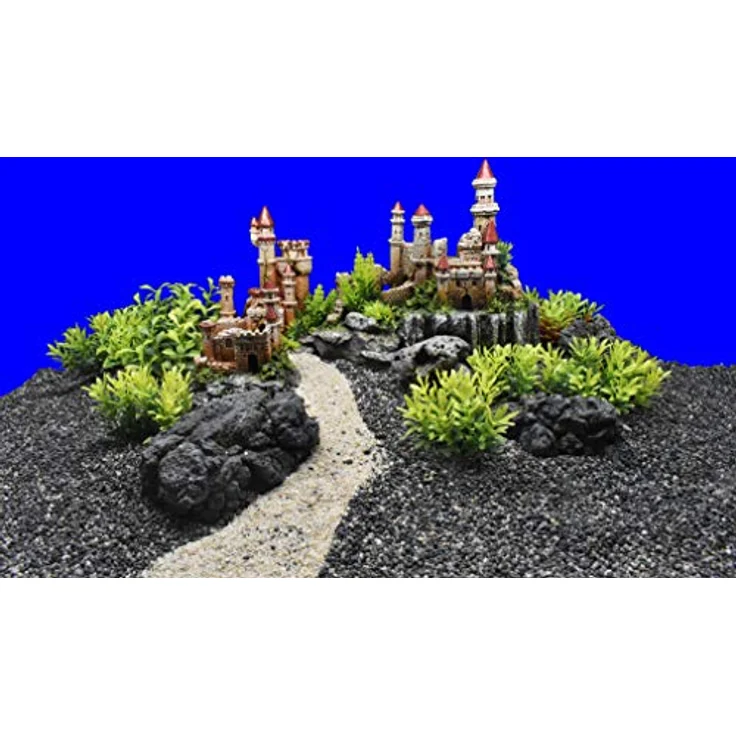Nobby Aqua Ornaments SCHLOSS, detailgetreue Aquarium Dekoration aus ungiftigem Polyresin, passend für Süss- und Meerwasseraquarien – Bild 3