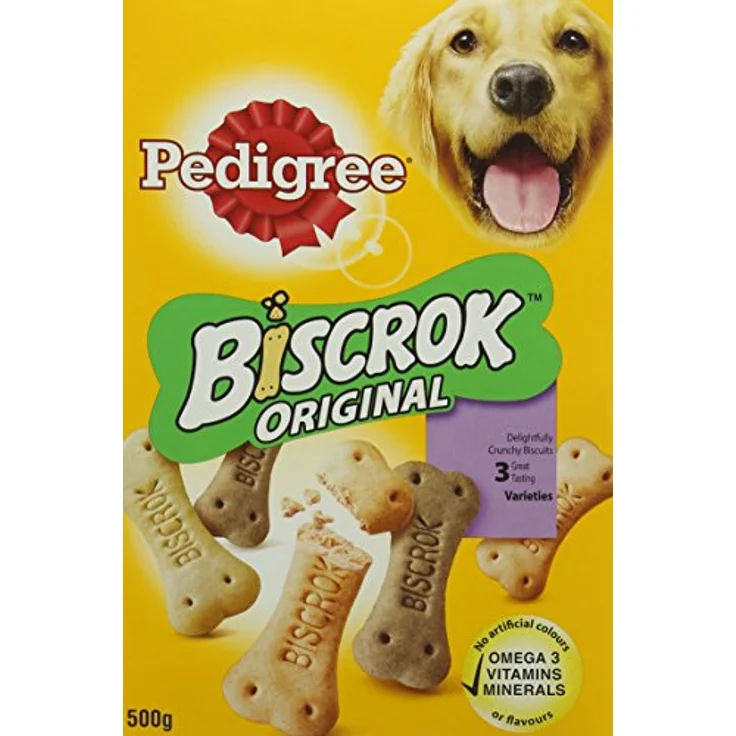Pedigree BISCROK™ Karton Multi Mix 500g, Hunde Snack mit verschiedenen Geschmacksrichtungen – Bild 1