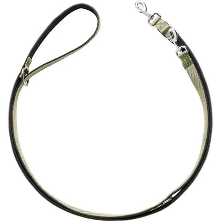 Hunter Hunde-Leine verstellbar Neopren oliv-schwarz 10-200 – Bild 2