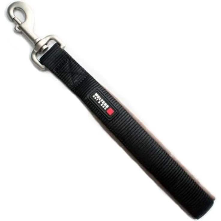 Wolters Professional Comfort Kurzführer XL, Hundezubehör für kurze Spaziergänge, schwarz/braun, mit gepolsterter Neopren-Innenseite