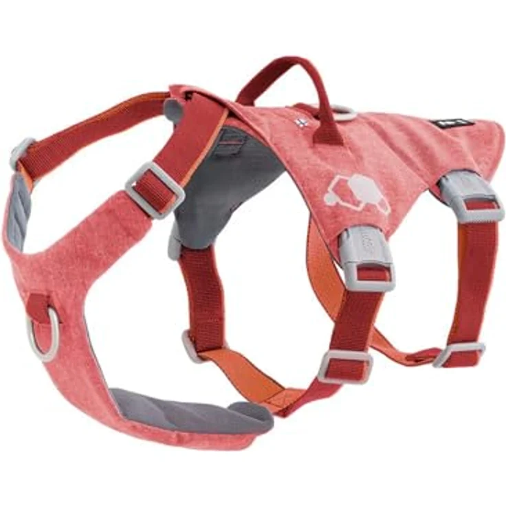 HURTTA Safeguard Harness, Ausbruchsicheres Hundegeschirr mit individueller Anpassung, rot – Bild 2