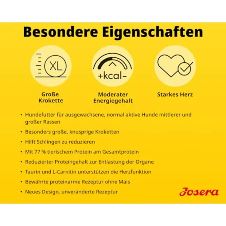 Josera Medi/Maxi Adult Optiness, Hundefutter für ausgewachsene, normal aktive Hunde, 12,5 kg – Bild 3