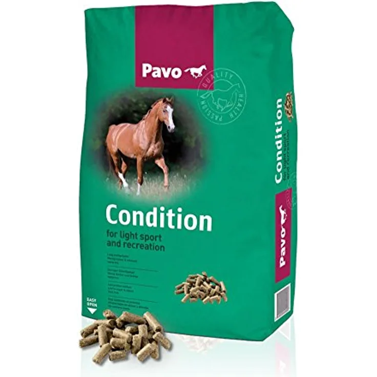 Pavo Condition, Pferdefutter mit niedrigem Zucker- und Stärkegehalt, haferfrei, 20kg
