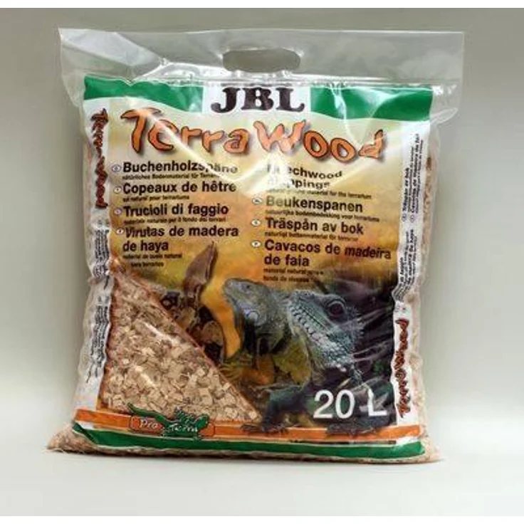 JBL TerraWood, Bodengrund für Terrarien, 20 l, beige, umweltfreundlich und pestizidfrei – Bild 1