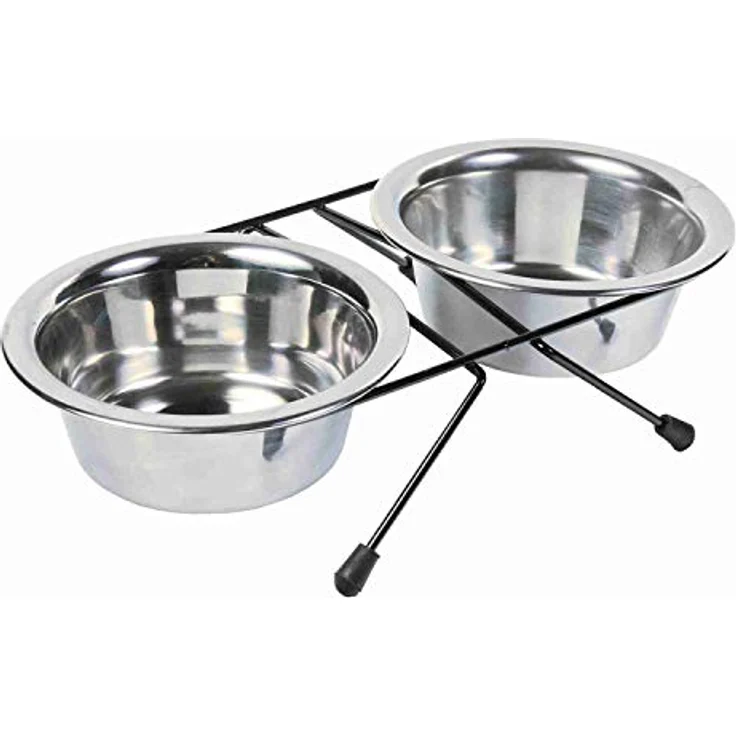 Trixie Napf-Set Eat on Feet 2 × 0,2 l/ø 10 cm – Bild 3