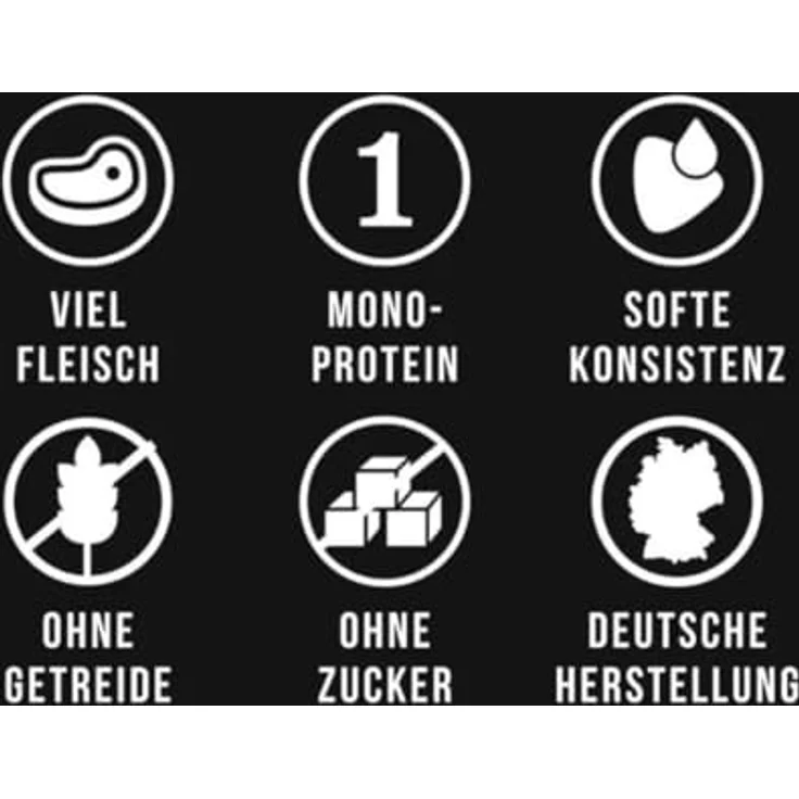 Tales & Tails Halbfeuchtes Trockenfutter für Hunde, Getreidefrei, Monoprotein Pferd, 4 kg (3er Pack) – Bild 5