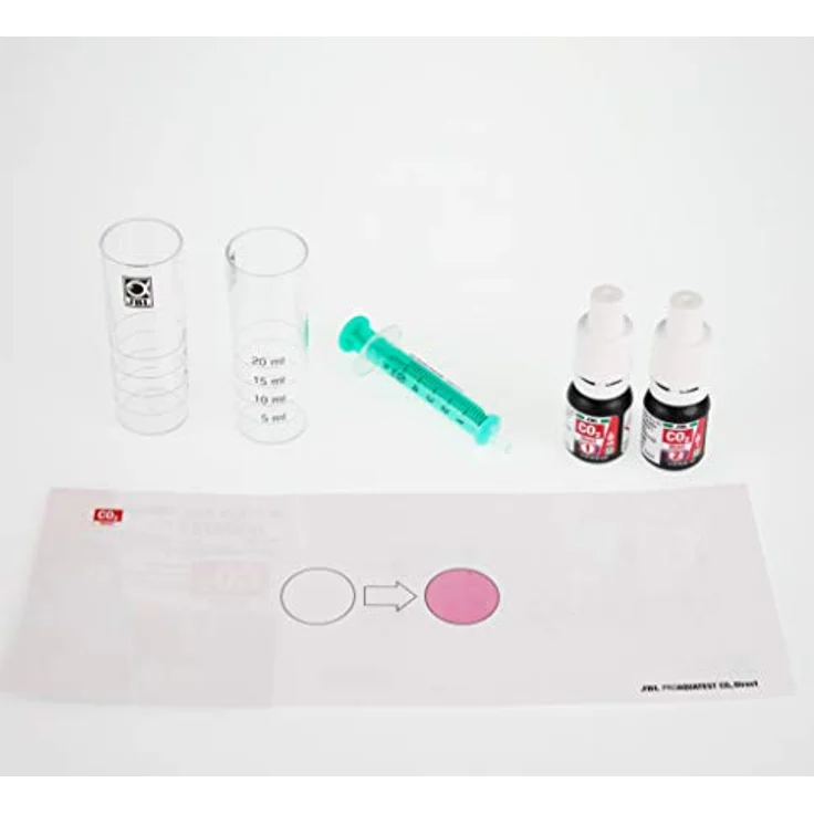 JBL Wassertest-Set ProAquaTest CO2 Direct, Komplettset für Süßwasser-Aquarien mit Reagenzien und Farbskala – Bild 3