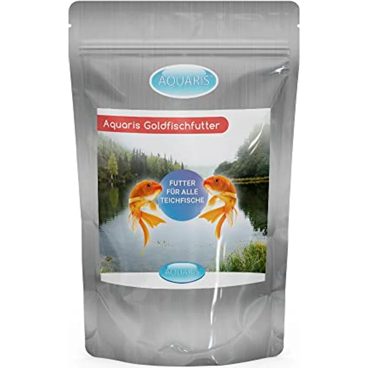 Aquaris AQUARIS Goldfischfutter - Premium Teichfischfutter für Goldfische und Shubunkin, natürliche Farbverstärkung mit Astaxanthin, 3 kg / 3 mm – Bild 1