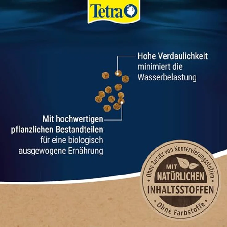 Tetra Goldfish Granules, Granulat-Fischfutter für Goldfische und Kaltwasserfische, 250 ml Dose, leicht verdaulich und ohne Farbstoffe – Bild 3