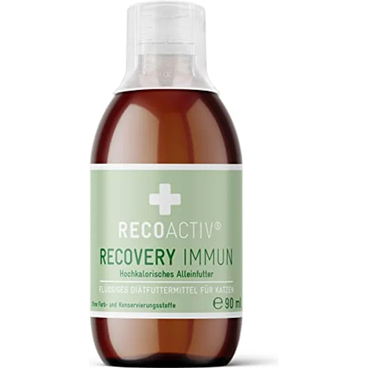 RECOACTIV Recovery Immun für Katzen, hochkalorisches Diät-Alleinfuttermittel, 3 x 90 ml zur Unterstützung bei Mangelernährung und Rekonvaleszenz – Bild 5