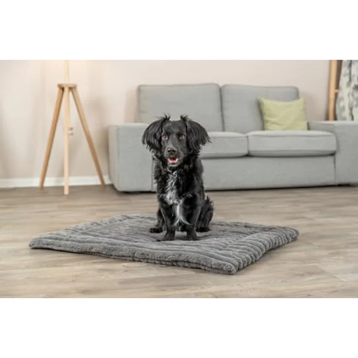 TRIXIE Tierkissen Liegematte Lonni grau für Hunde, Maße: 130 x 90 cm – Bild 6