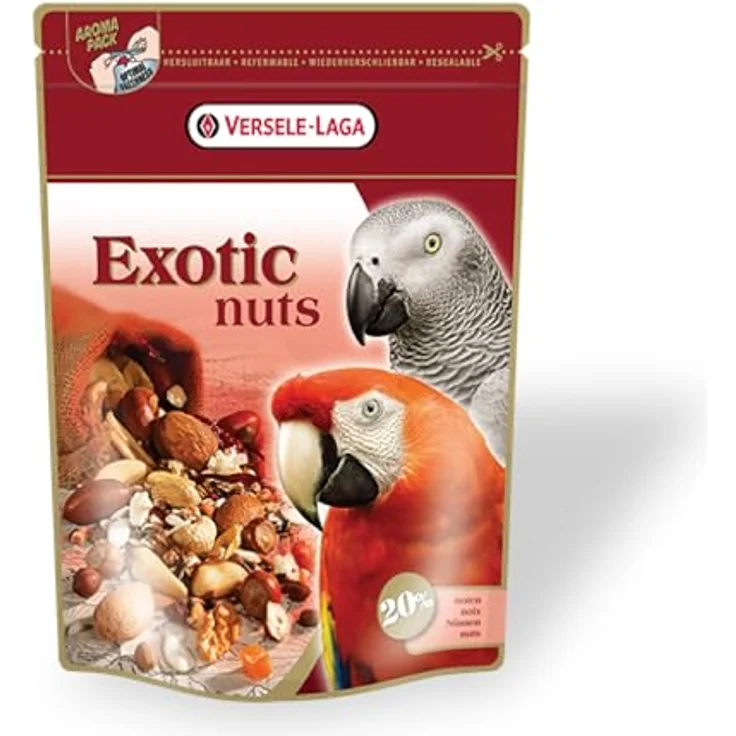 Versele-Laga Exotic Nuts, Vogelfutter für Nager und Vögel, 750 g – Bild 1