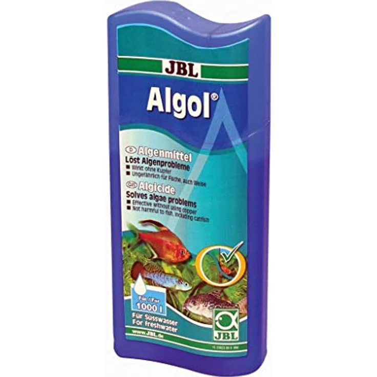 JBL Algol Algenvernichter, Effektive Wasseraufbereitung für Süßwasser-Aquarien, Unschädlich für Fische, 250 ml – Bild 3