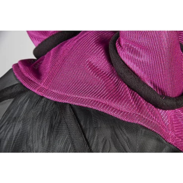 PFIFF 102943 Fliegenmaske mit UV Schutz, atmungsaktives 3D-Mesh, Pink, Full – Bild 4