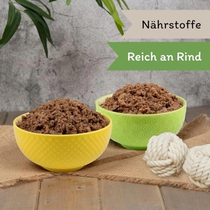 Lyra Pet Lecker.Pet® Gino's Feine Paté 22 x 150 g, Hunde Nassfutter reich an Rind, getreidefrei & glutenfrei, hochverdaulich, ohne Zuckerzusätze, reich an Proteinen & Mineralien – Bild 4