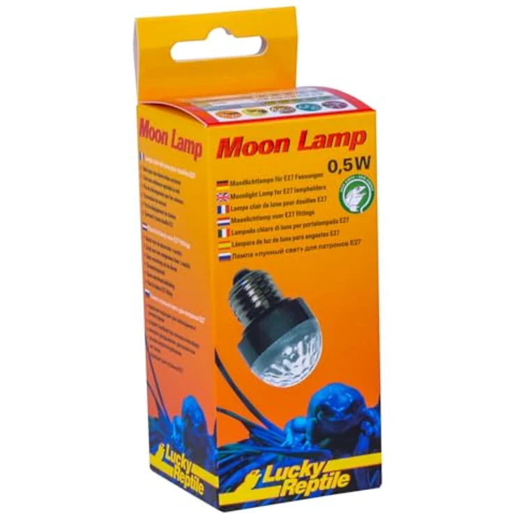 Lucky Reptile Moon Lamp, LED Mondlichtlampe für Terrarien, 0,5W, ideales Nachtlicht für nachtaktive Tiere – Bild 3