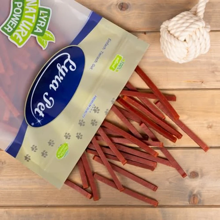 Lyra Pet® 5 kg Entenbruststreifen, fettarmer Kausnack für Hunde, weich und gut verträglich – Bild 5