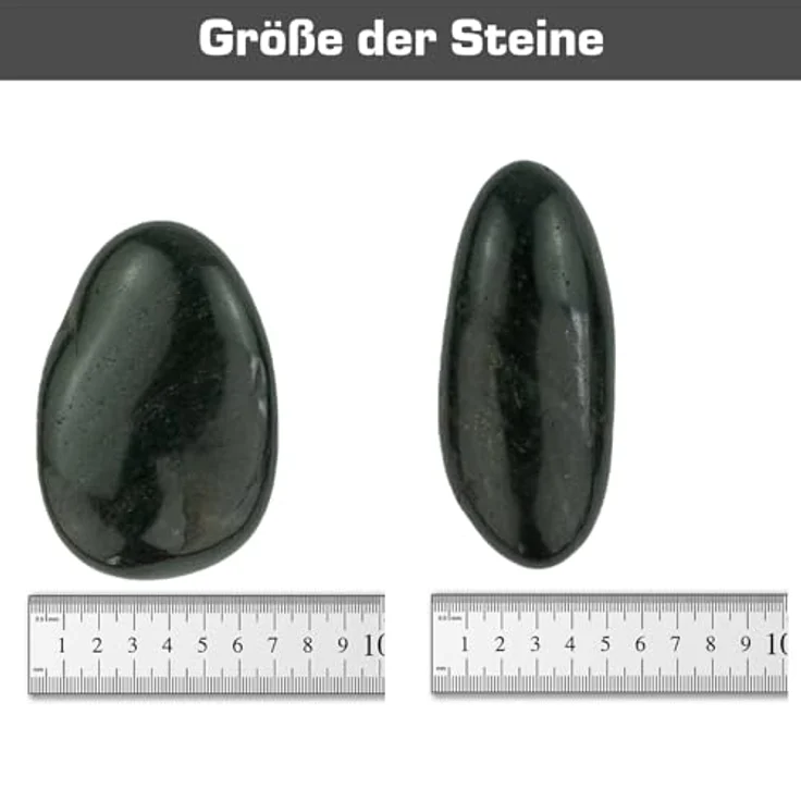 Intergarden Dekosteine schwarz poliert, 20 kg Zierkies 5-8 cm für Garten und Deko, schmutzabweisend und vielseitig einsetzbar – Bild 2