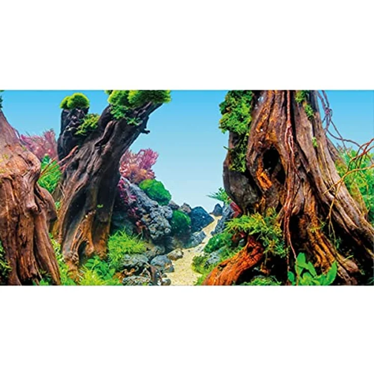 Hobby Fotorückwand Green Dream/Wooden Sky, Hochglanz, 100 x 50 cm, schmutz- und wasserabweisend, robust, selbstklebend – Bild 3