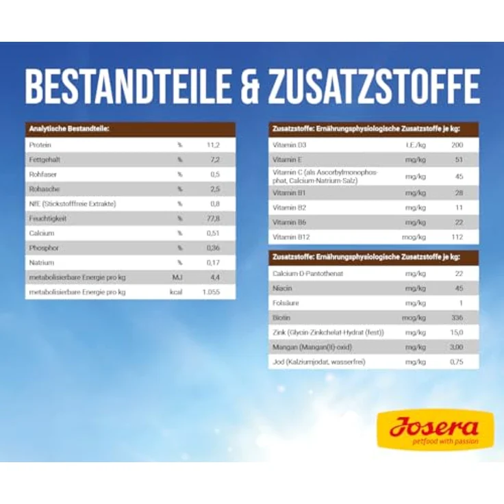 Josera Meat Lovers Pure Lamb, Nassfutter für Hunde, getreidefrei, 68 % Fleischanteil, Alleinfuttermittel, 6 x 400 g – Bild 5