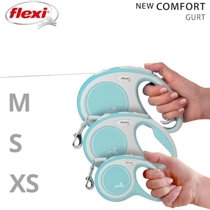 Flexi New Comfort S hellblau GURT 5 m – Bild 6