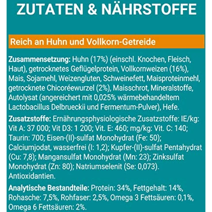 PURINA ONE Bifensis Adult Katzenfutter trocken, reich an Huhn, 9,75kg, für gesunde Haut und glänzendes Fell – Bild 4