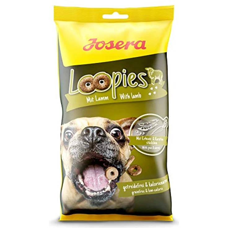 Josera Loopies Hundesnacks mit Lamm, 150 g, reich an tocopherolhaltigen Extrakten und Aroniabeeren-Pulver – Bild 1