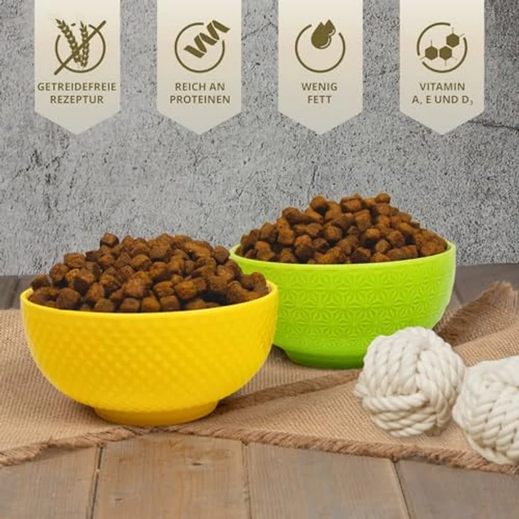 Lyra Pet Lecker.Pet® Paula's Adult Sensitive, 12 kg Hunde Trockenfutter mit Ente & Kartoffel, getreidefrei, vollwertige Ernährung für ausgewachsene Hunde – Bild 4