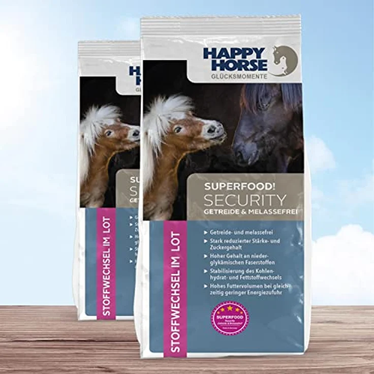 Happy Horse Superfood Security 2 x 14 kg, getreidefreies Pferdefutter mit hoher Vitalstoffdichte, immununterstützend und für erkrankte Pferde geeignet – Bild 3