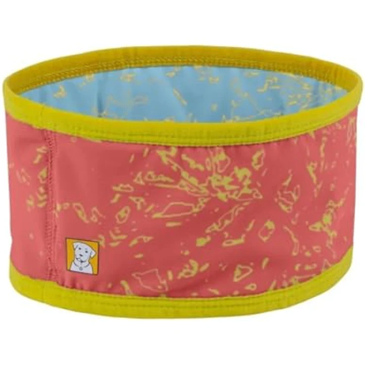 Ruffwear Swamp Cooler(TM) Neck Gaiter, Kühlschal für Hunde mit UV-Schutz 50+, Salmon Pink/Blue Mist, Größe XL – Bild 1