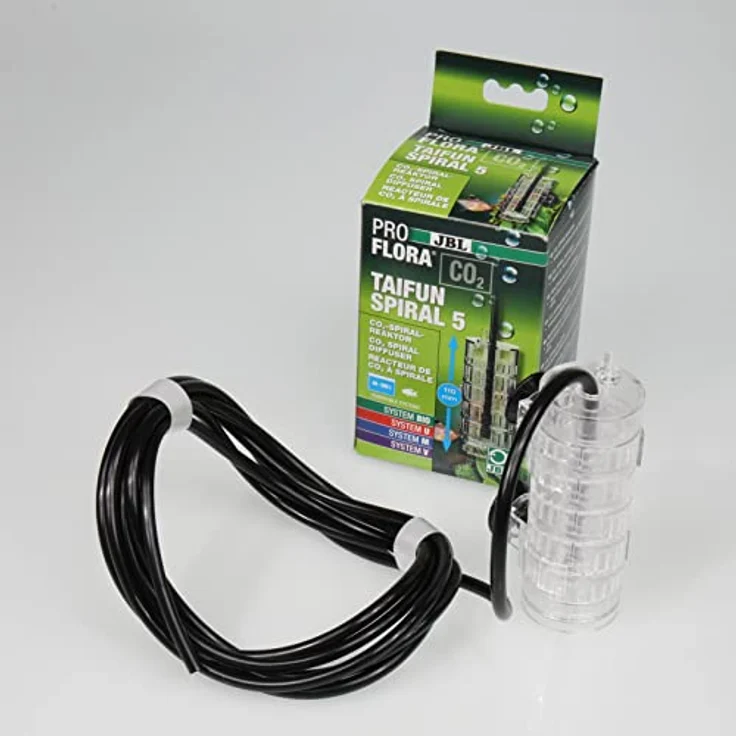 JBL PROFLORA CO2 TAIFUN SPIRAL 5, CO2-Reaktor für Süßwasser-Aquarien bis 200 l, inkl. Schlauch und erweiterbaren Modulen – Bild 2